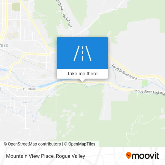 Mountain View Place map