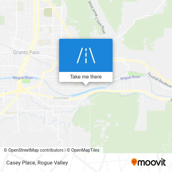 Casey Place map