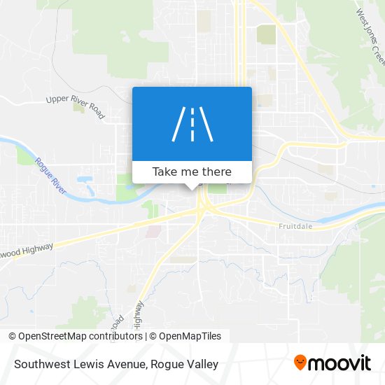 Mapa de Southwest Lewis Avenue