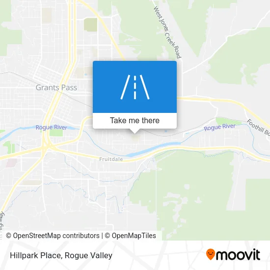 Hillpark Place map