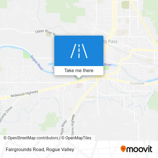 Fairgrounds Road map