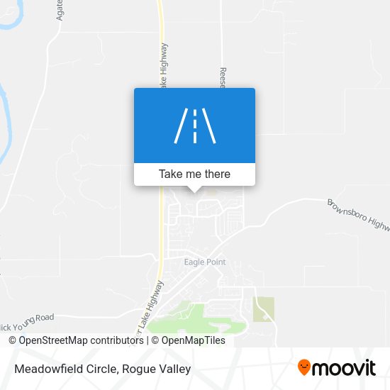 Mapa de Meadowfield Circle