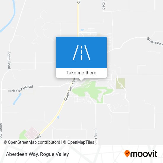 Aberdeen Way map
