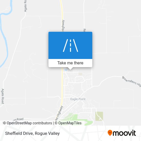 Sheffield Drive map