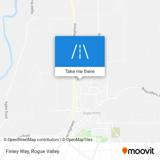 Finley Way map