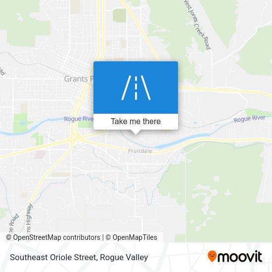 Mapa de Southeast Oriole Street