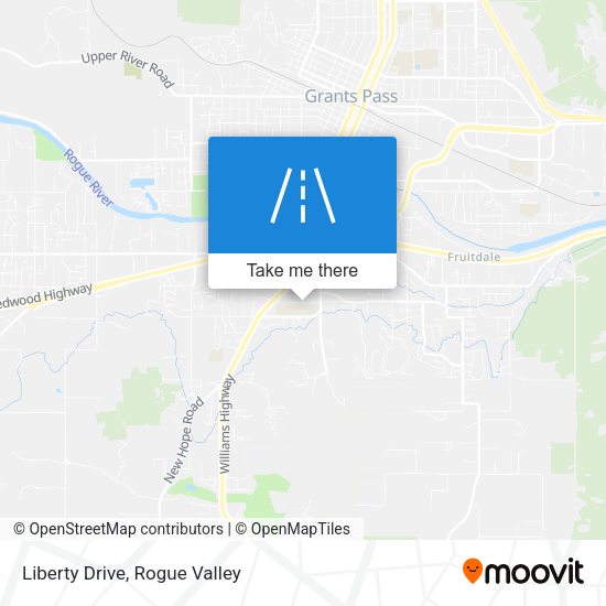 Mapa de Liberty Drive