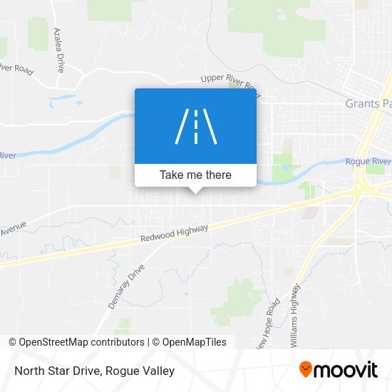 North Star Drive map