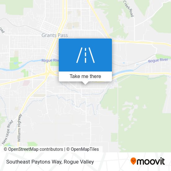 Southeast Paytons Way map