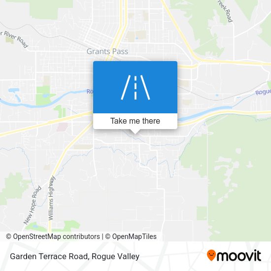 Garden Terrace Road map