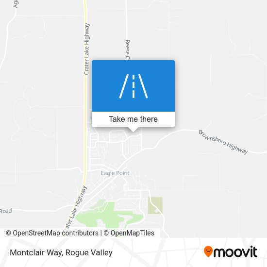 Montclair Way map