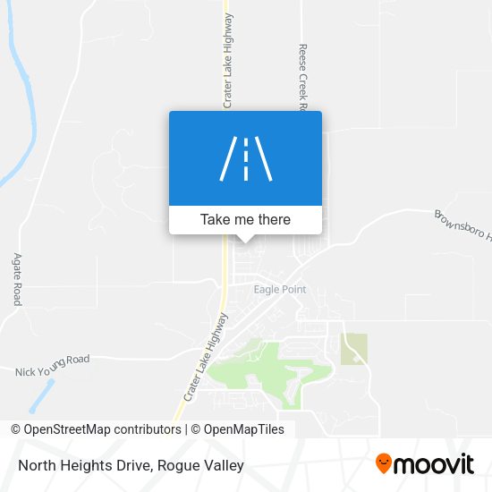 Mapa de North Heights Drive