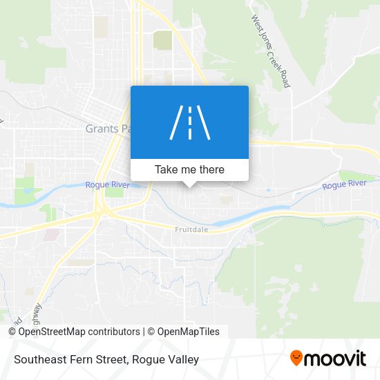 Mapa de Southeast Fern Street