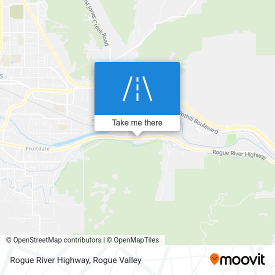 Mapa de Rogue River Highway