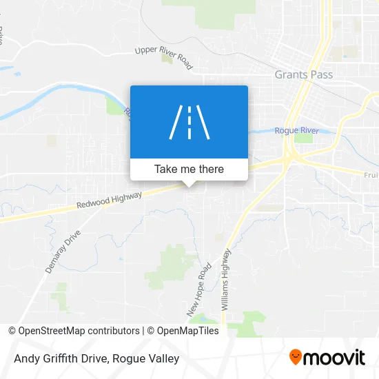 Andy Griffith Drive map