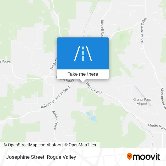 Josephine Street map
