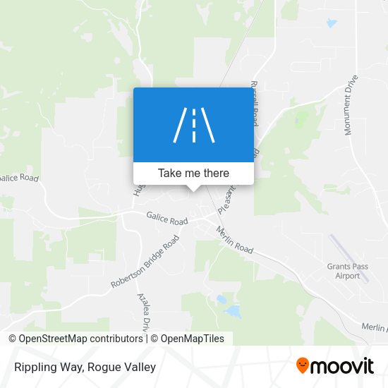 Mapa de Rippling Way