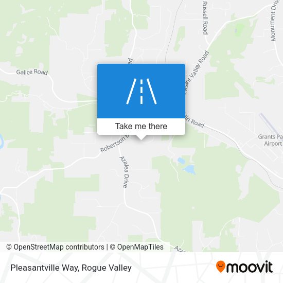 Pleasantville Way map