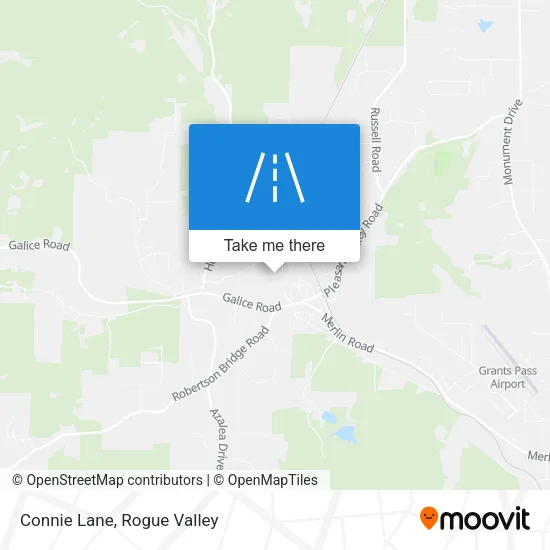 Connie Lane map