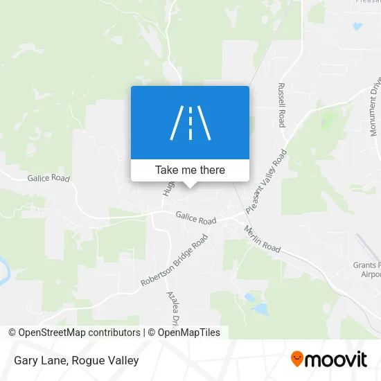 Gary Lane map