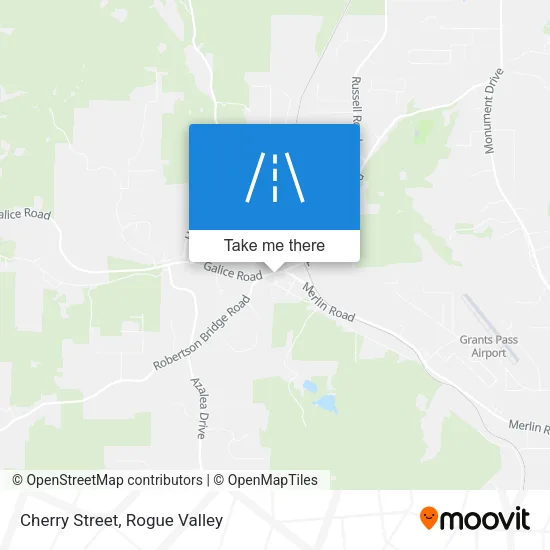 Cherry Street map