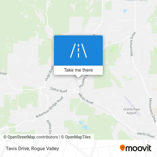 Tavis Drive map
