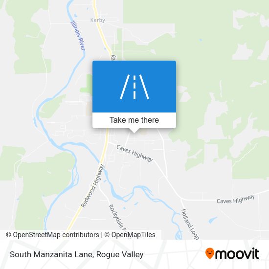 Mapa de South Manzanita Lane