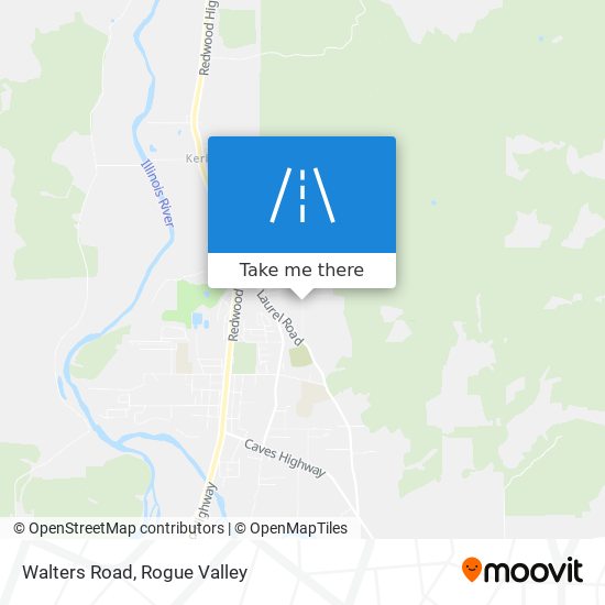 Walters Road map