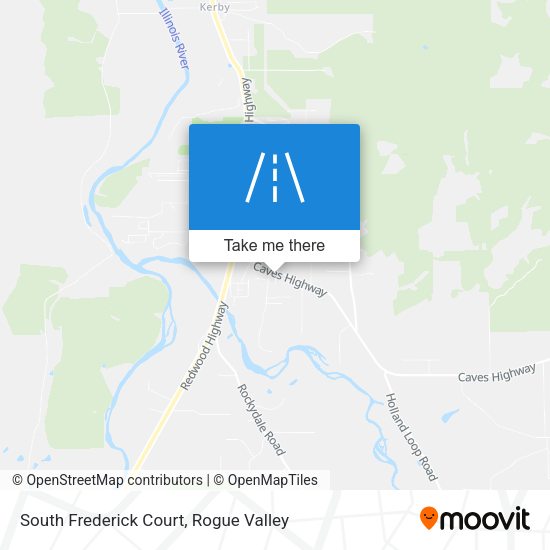 South Frederick Court map