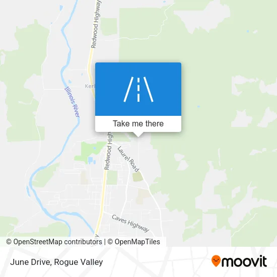 June Drive map