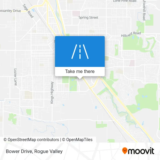 Bower Drive map