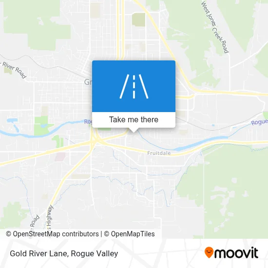 Gold River Lane map