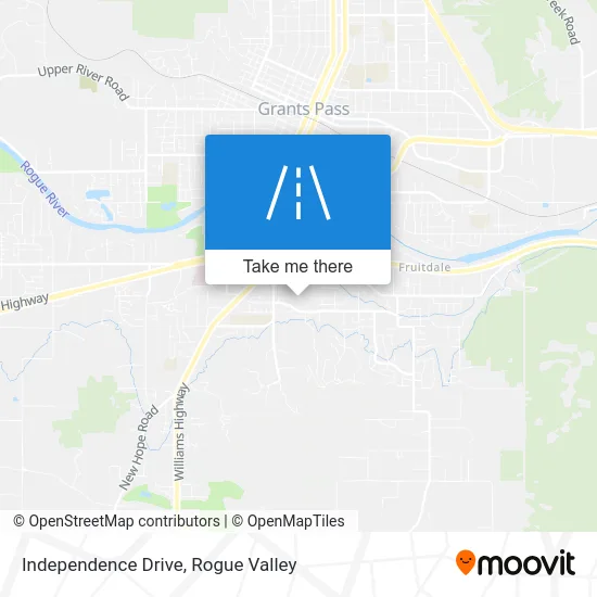 Independence Drive map