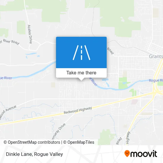 Dinkle Lane map