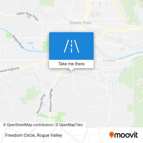 Freedom Circle map