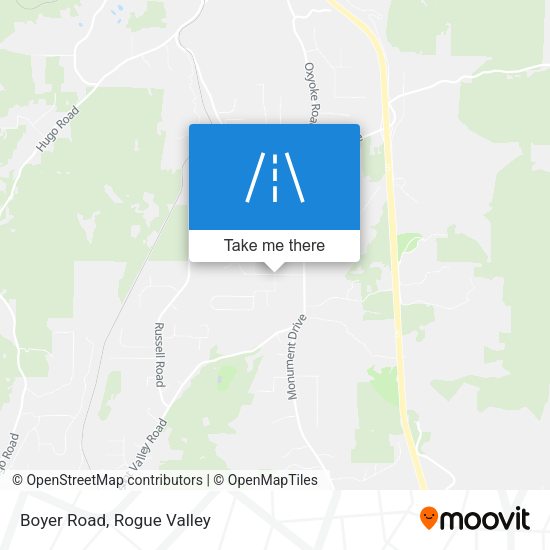 Boyer Road map