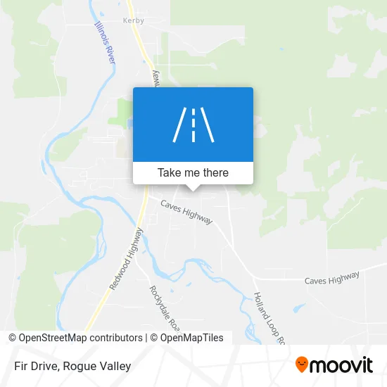 Fir Drive map