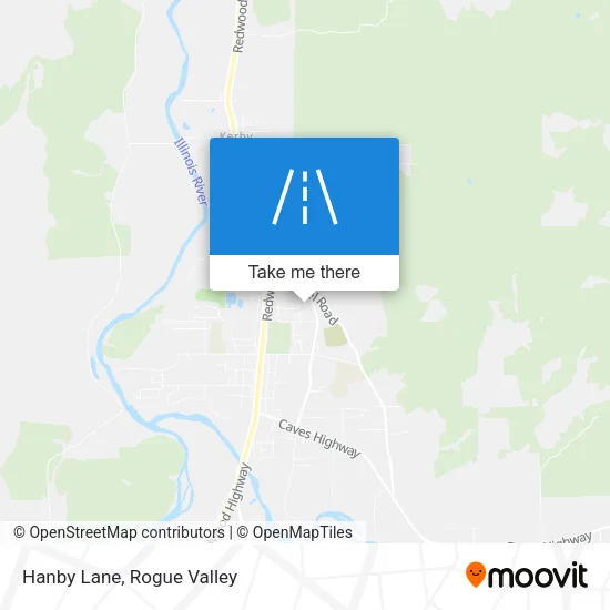 Hanby Lane map