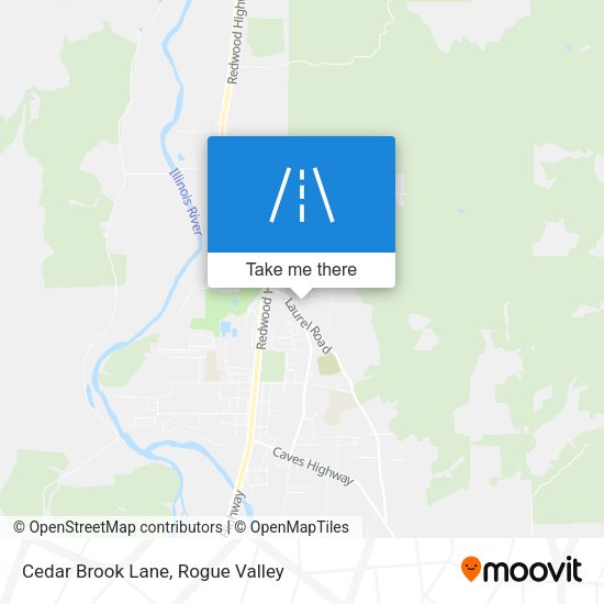 Mapa de Cedar Brook Lane