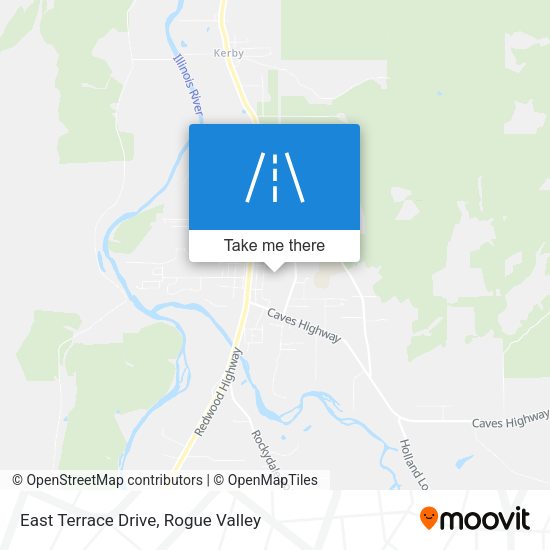 East Terrace Drive map
