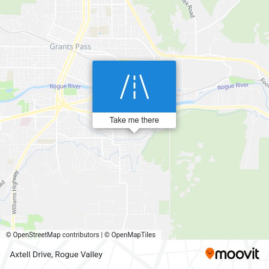 Axtell Drive map