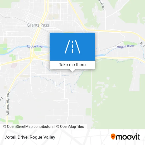 Axtell Drive map