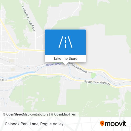 Chinook Park Lane map