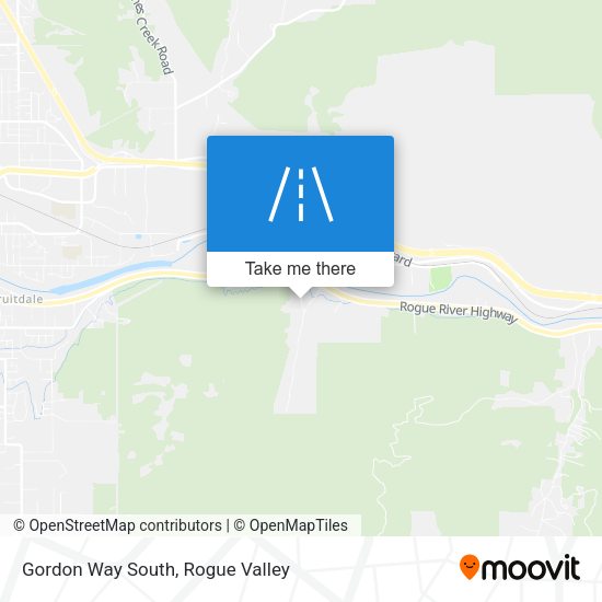 Gordon Way South map