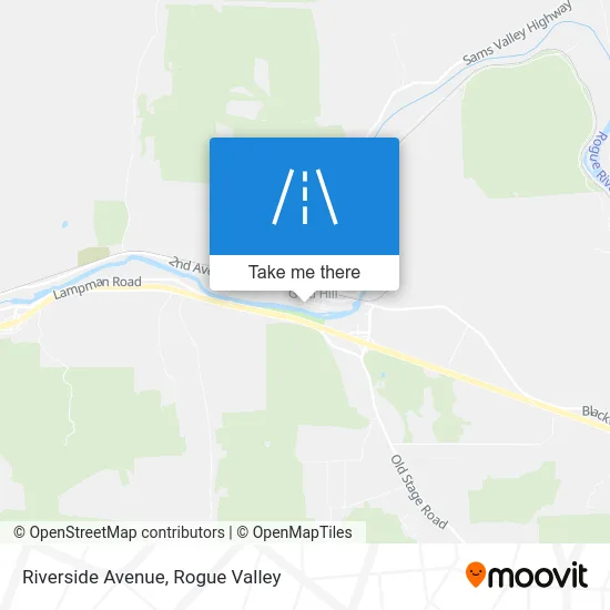 Riverside Avenue map