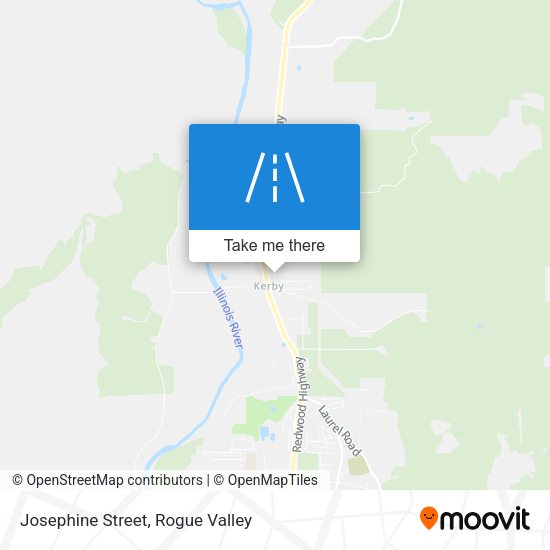 Josephine Street map