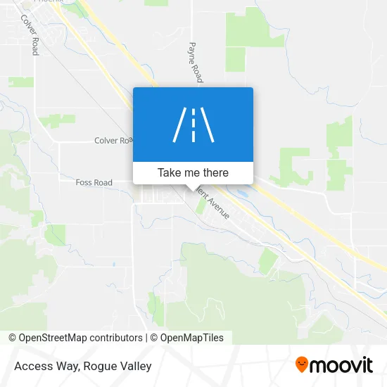 Access Way map