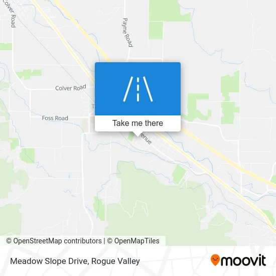 Meadow Slope Drive map