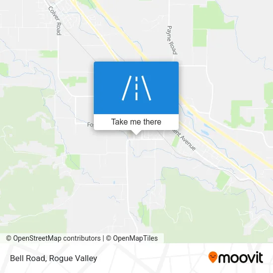 Bell Road map