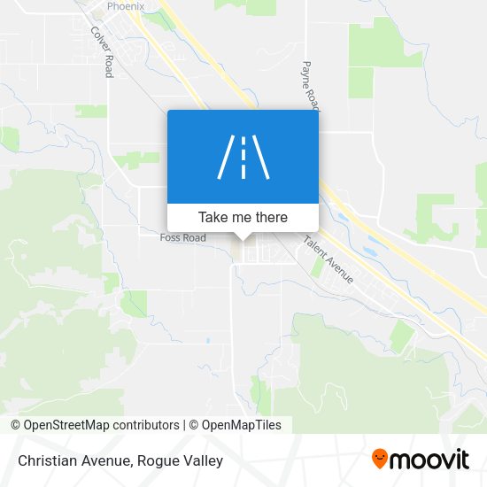 Christian Avenue map